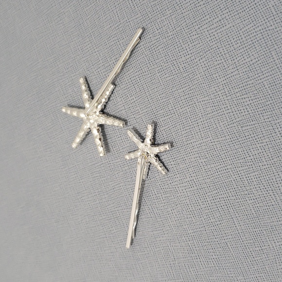 New Bobby Pin Fashion Set Crystal Rhinestone Stars Hair Accessories - Picture 4 of 8